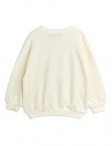 Preview: MINI RODINI Sweatshirt Alpine Flowers - white